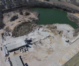 office overhead view
