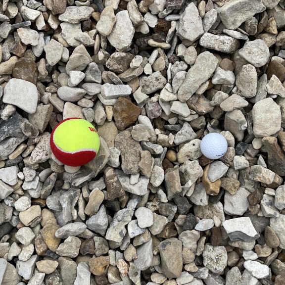 Kansas River Rock 1 3/4"